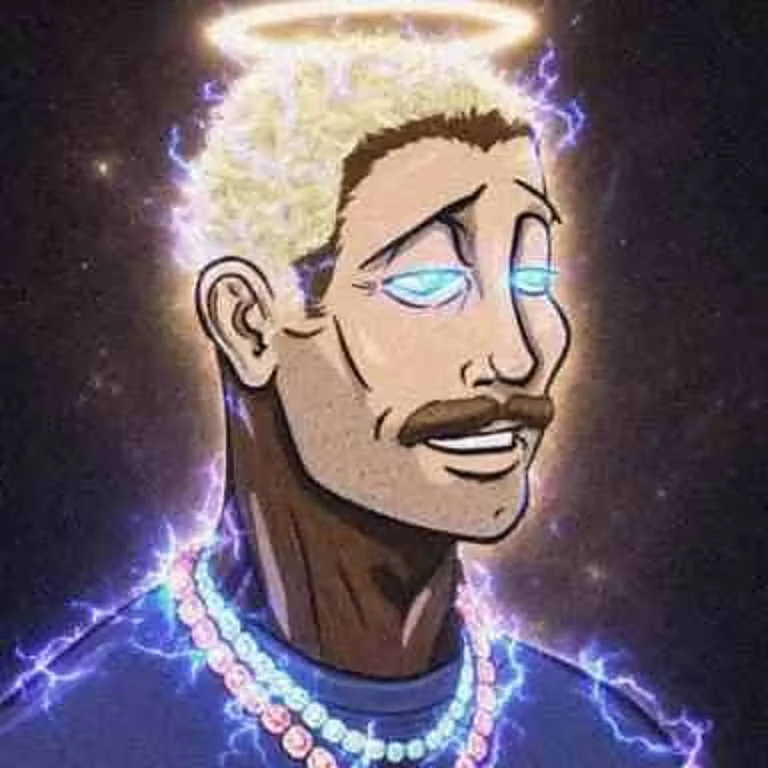 The god with an electric halo